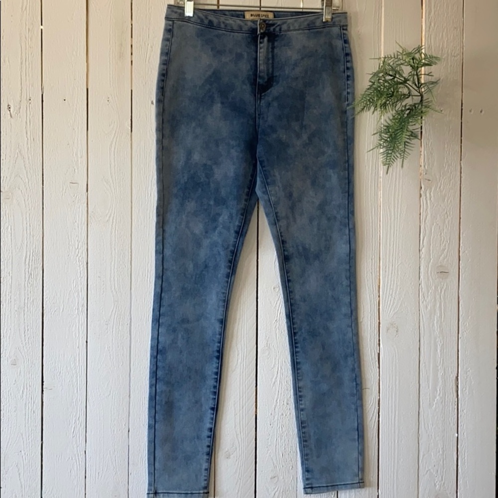 Blue Spice Skinny Pants